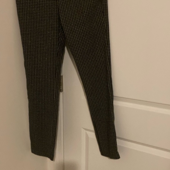 Kim Rogers black and white plaid styled pants with a touch of metallic. - Picture 4 of 7